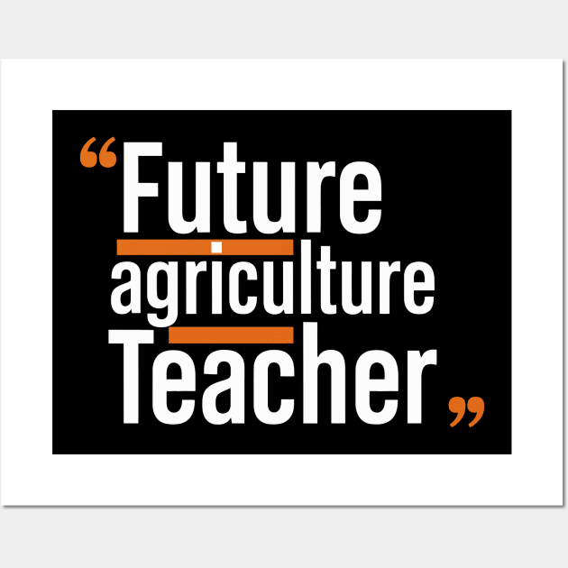 Future AG Teacher Wall Art by FunnyZone